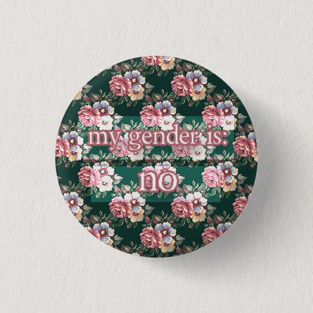 no 3 cm round badge (Front)