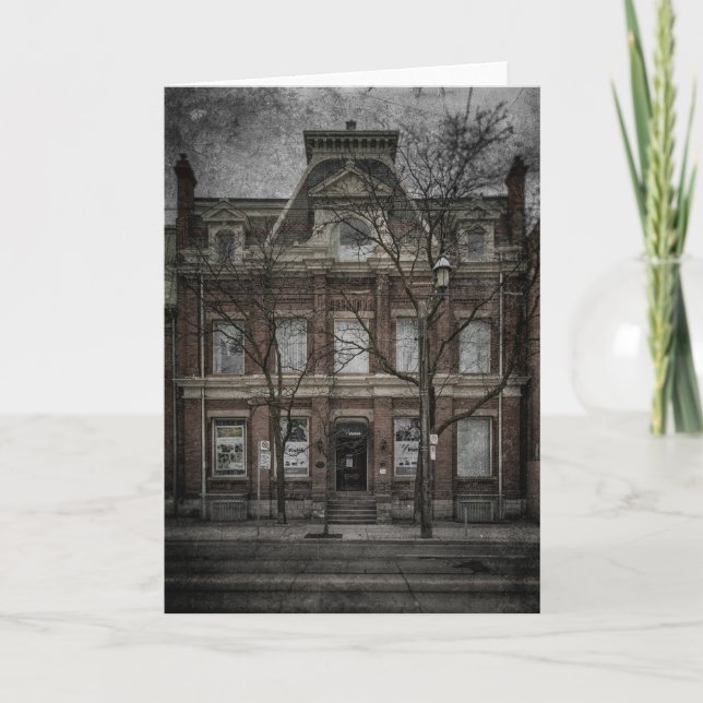 No 496 Queen St E 2 Old Film Version Card (Front)