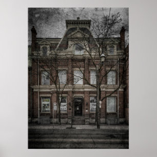 No 496 Queen St E 2 Old Film Version Poster