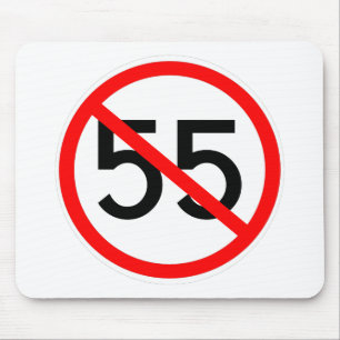 No 55 mouse pad