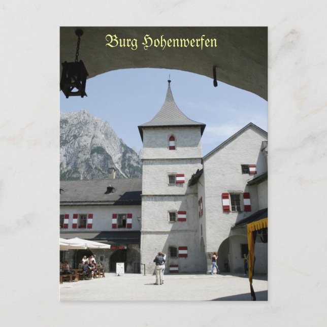 No.6 Burg Hohenwerfen Austria Postcard (Front)