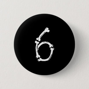 No 6 Couple Costume Duo 67 Six Seven Meme Funny 6  Cm Round Badge