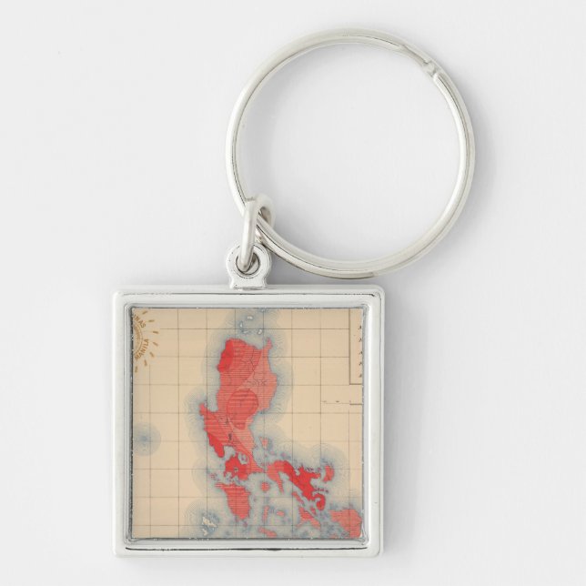 No 6 Distribution Temblores Signs Key Ring (Front)