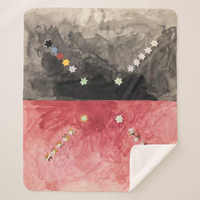 No. A (Atom Series) | Hilma af Klint | Sherpa Blanket (Front)