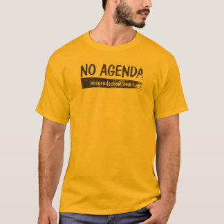 No-Agenda-Name-Retro Orange T-Shirt