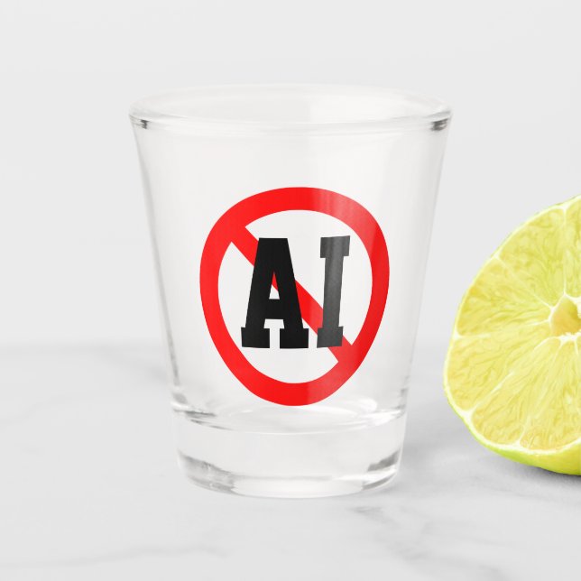No AI Shot Glass (Front)