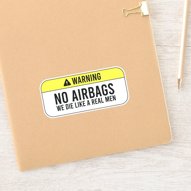 No Airbags We die Like Real Men (Notebook)