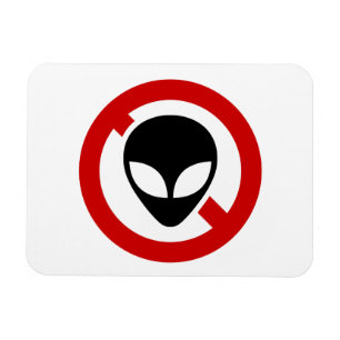 NO ALIENS MAGNET
