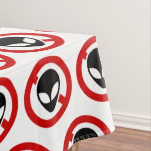 NO ALIENS TABLECLOTH