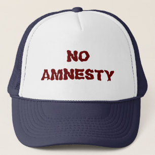 NO AMNESTY - NO JOBS - NO INCENTIVES TRUCKER HAT