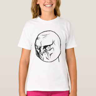 No Angry Rage Face Rageface Meme Comic T-Shirt