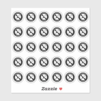 No Artificial Colors Mini Food Packaging Label