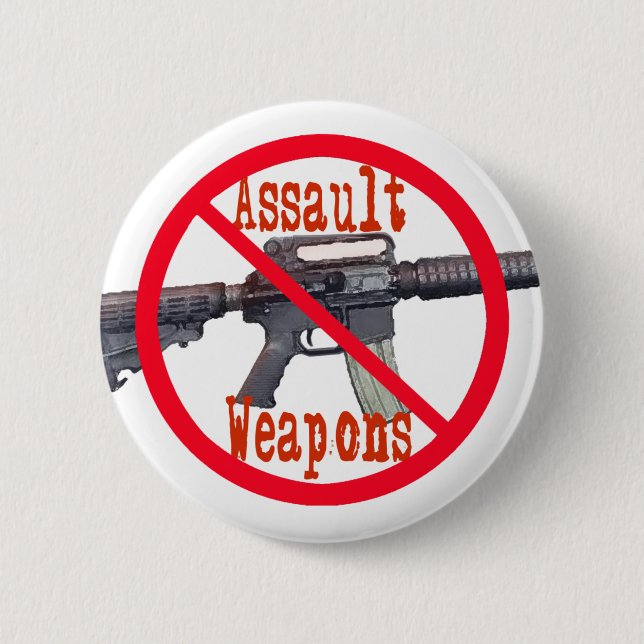 No Assault Weapons Button (Front)