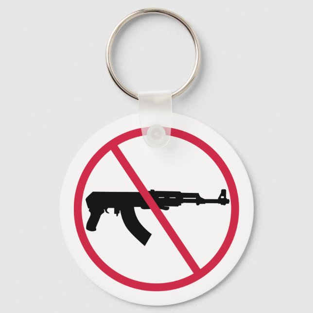 No assault weapons key ring (Front)