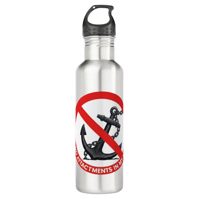 No attachments in my life 710 ml water bottle (Front)