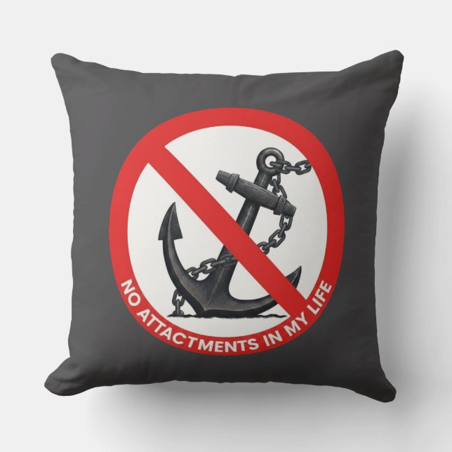 No attachments in my life cushion (Front)