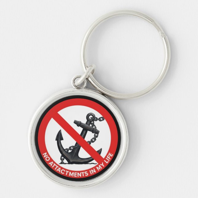 No attachments in my life key ring (Front)
