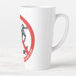 No attachments in my life latte mug