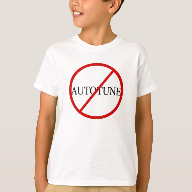 No Autotune T-Shirt (Front)
