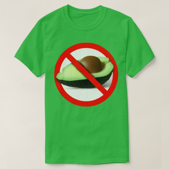 No Avocado Classic TShirt (Design Front)