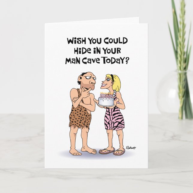 "No Avoiding It" Birthday Card (Front)