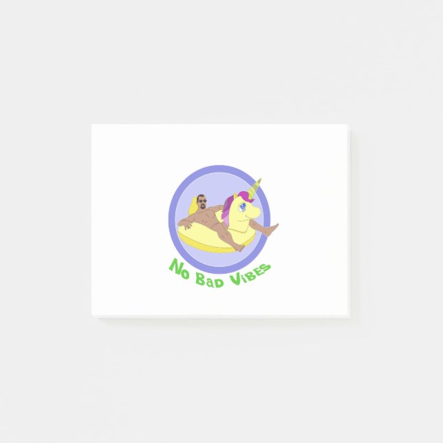 No Bad Vibes Post-it Notes (Front)
