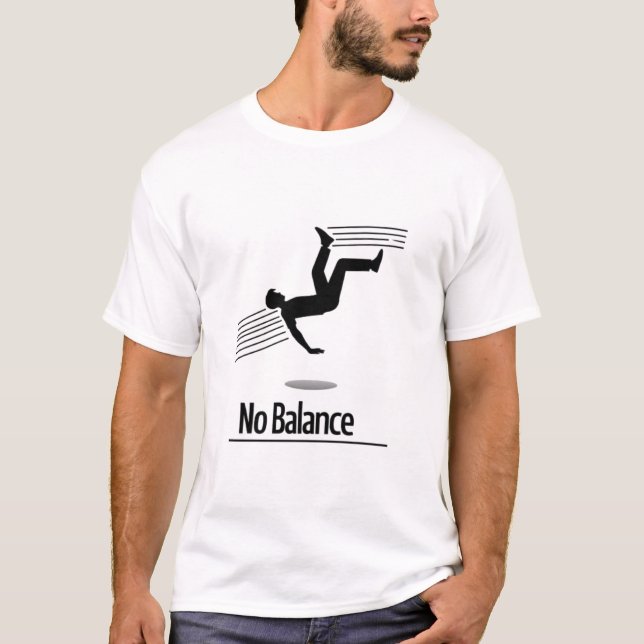 No Balance - The Art of Falling T-Shirt (Front)