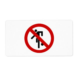 NO Ball Games ⚠ Thai Park Sign ⚠