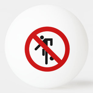 NO Ball Games ⚠ Thai Park Sign ⚠