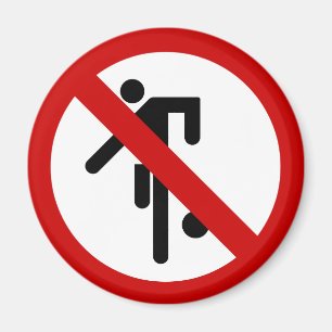 NO Ball Games ⚠ Thai Park Sign ⚠ Magnet