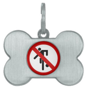 NO Ball Games ⚠ Thai Park Sign ⚠ Pet Name Tag