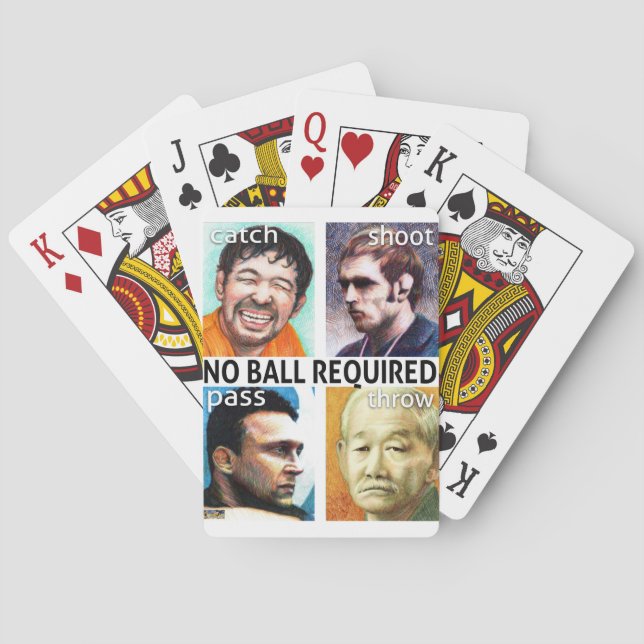 No Ball Required playing cards (Back)