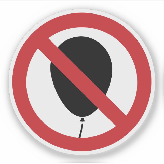 NO Balloon ⚠ Thai Sign ⚠ (Front)