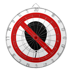 NO Balloon ⚠ Thai Sign ⚠ Dartboard