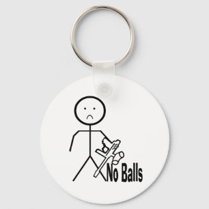 No Balls Key Ring