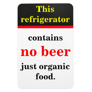 No Beer Magnet