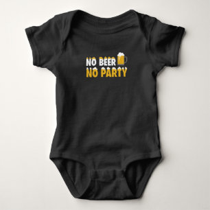 No Beer No Party Baby Bodysuit