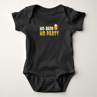 No Beer No Party Baby Bodysuit