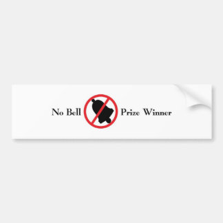 No Bell Bumper Sticker