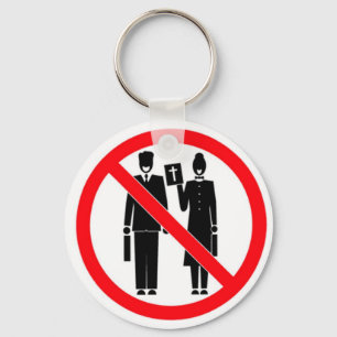 No Bible Thumpers Key Ring