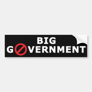 No Big Government Bumper Sticker
