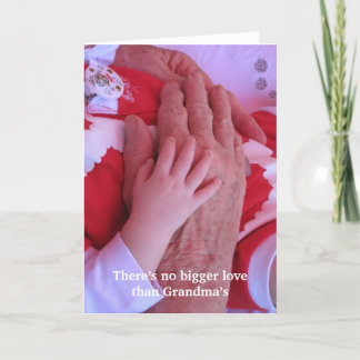 No bigger love than Grandma’s Holiday Card