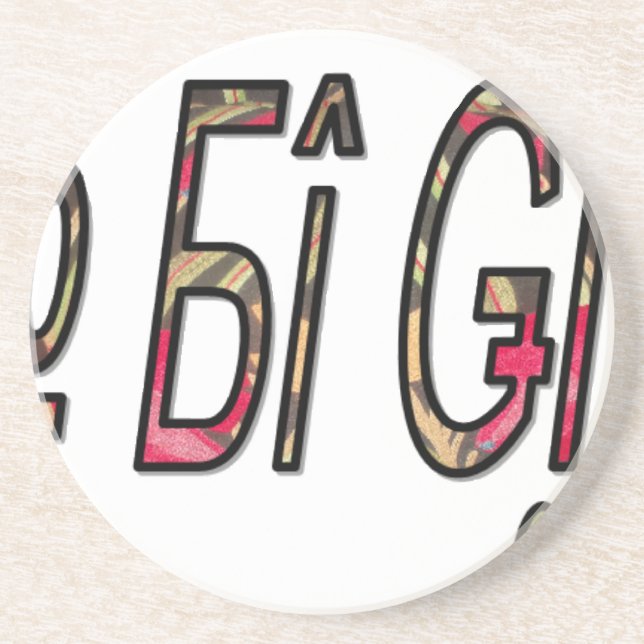 no bigiji.png coaster (Front)