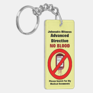 No Blood - Advanced Directive Key Ring