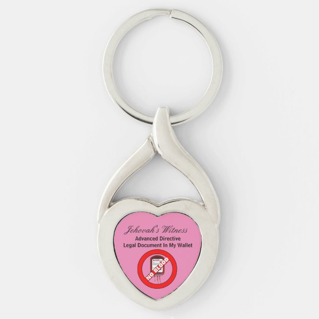 No Blood, Advanced Directive Key Ring (Front)