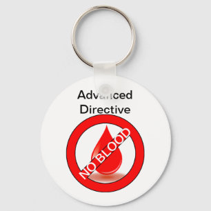 No Blood Key Ring