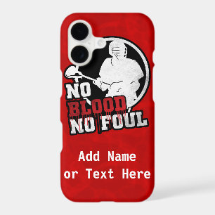 No Blood No Foul Lacrosse Cell Phone Case