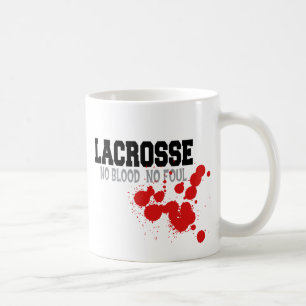 No Blood No Foul Lacrosse Coffee Mug