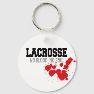 No Blood No Foul Lacrosse Gift Key Ring