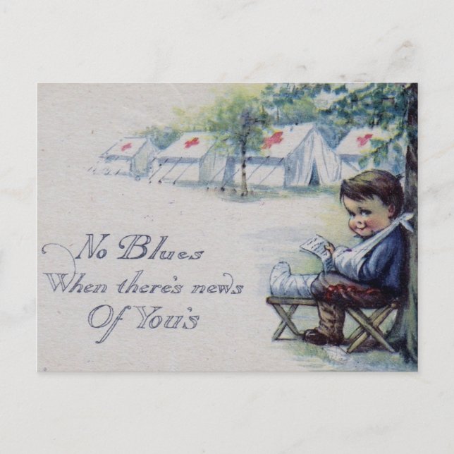 No Blues When News of You Postcard (Front)
